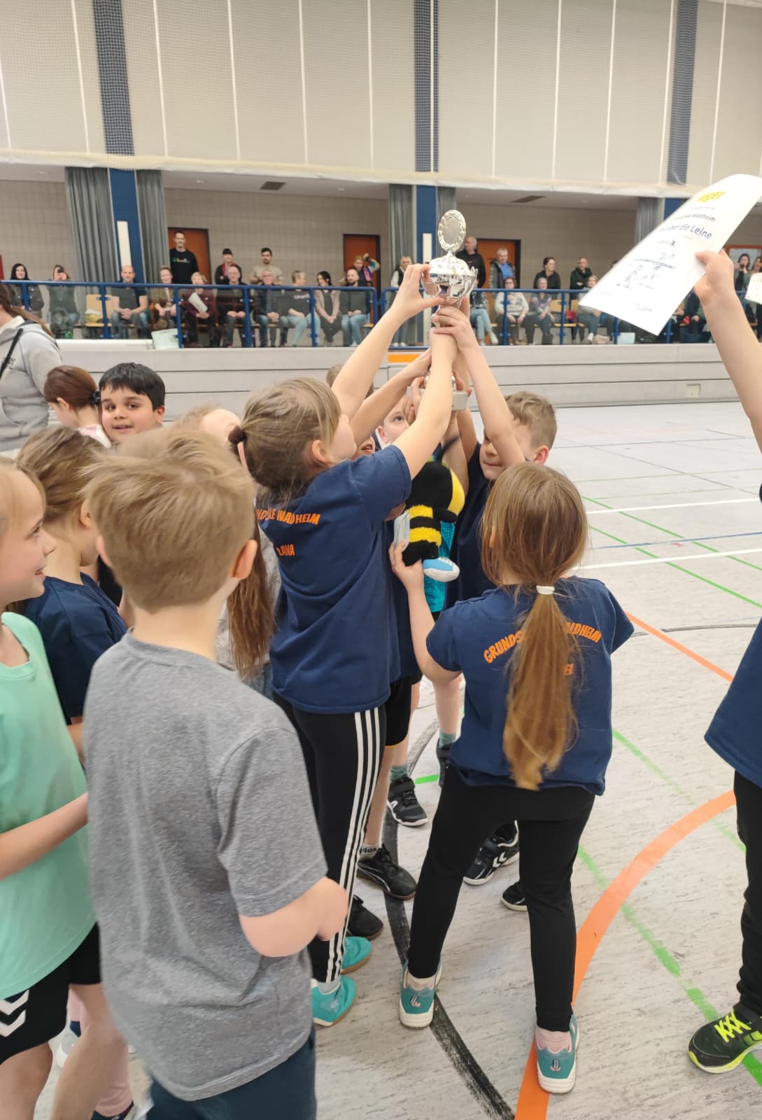 Ball-über-die-Leine-Turnier der 2. Klassen